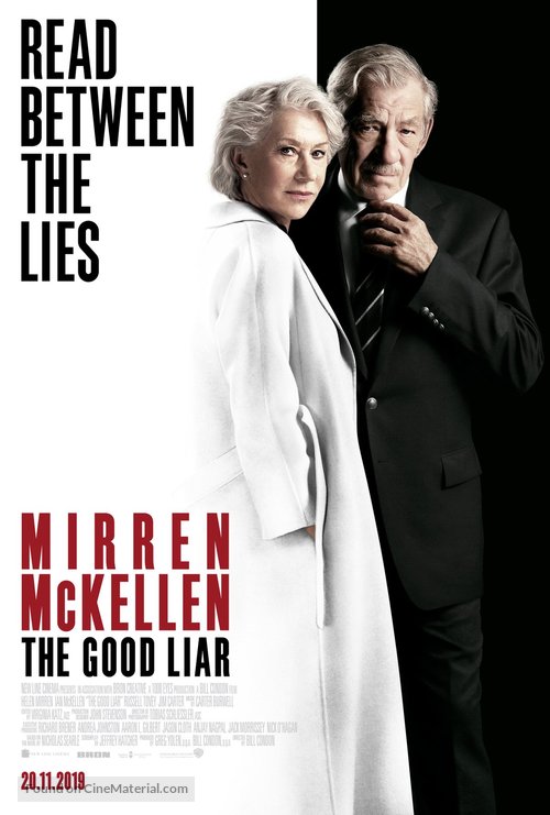 The Good Liar - Belgian Movie Poster