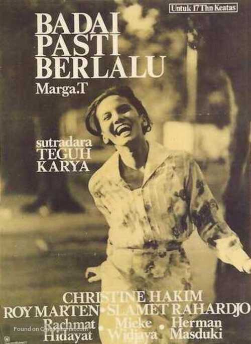 Badai pasti berlalu - Indonesian Movie Poster