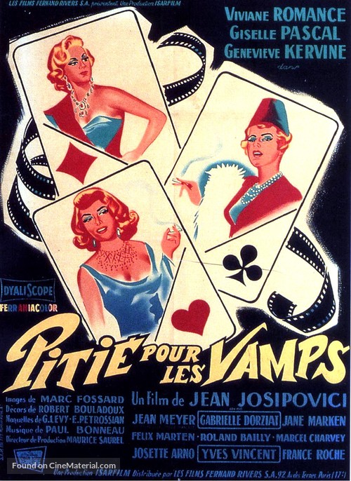 Piti&eacute; pour les vamps - French Movie Poster