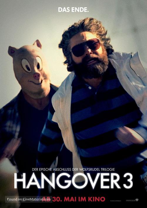 The Hangover Part III - German Movie Poster