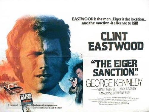 The Eiger Sanction - British Movie Poster