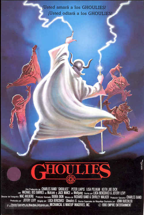Ghoulies - Spanish Movie Poster