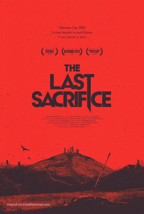 The Last Sacrifice - British Movie Poster