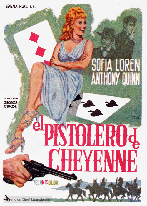 Heller in Pink Tights - Spanish Movie Poster