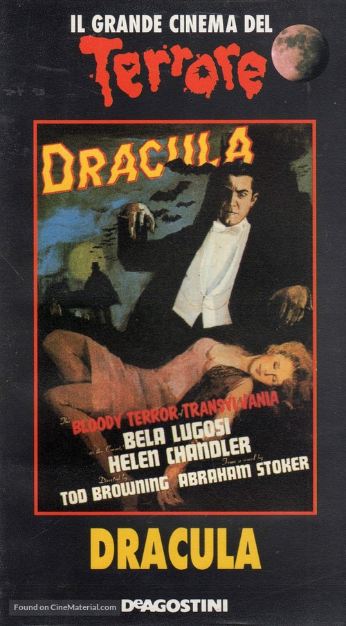 Dracula - Italian VHS movie cover