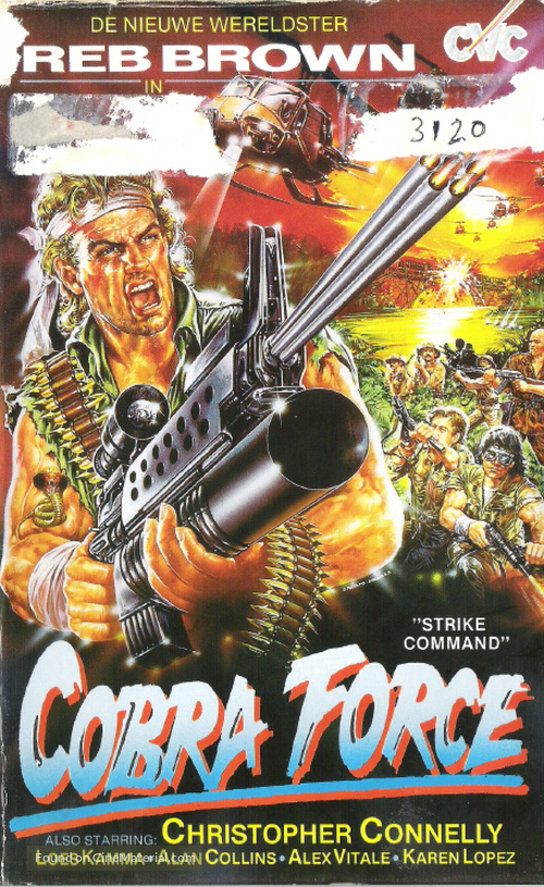 Strike Commando - Dutch Movie Cover