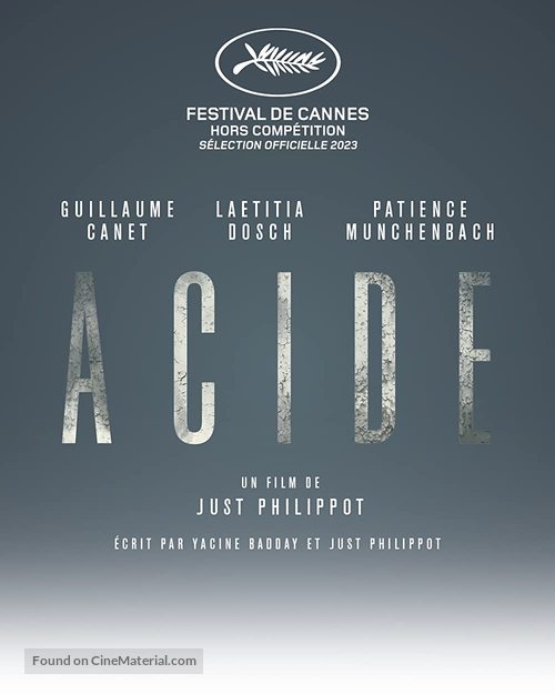 Acide - French Movie Poster