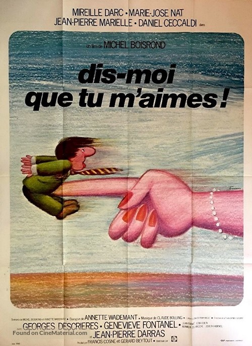 Dis-moi que tu m&#039;aimes - French Movie Poster