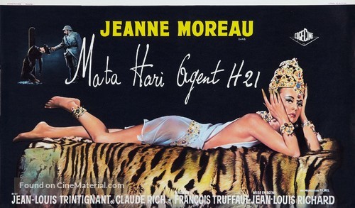 Mata Hari, agent H21 - Belgian Movie Poster