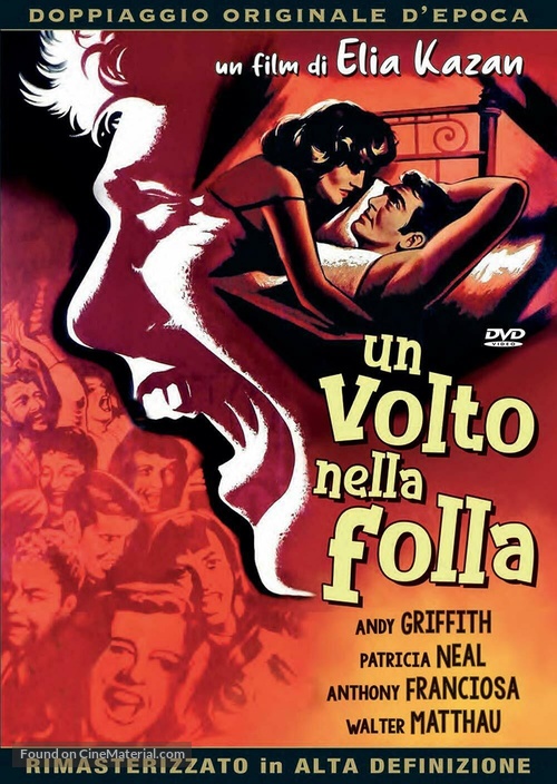 A Face in the Crowd - Italian DVD movie cover