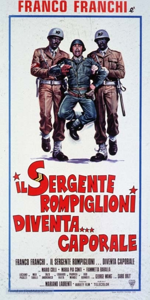 Sergente Rompiglioni diventa... caporale - Italian Movie Poster