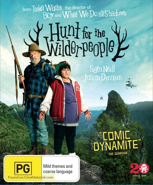 Hunt for the Wilderpeople - Australian Blu-Ray movie cover