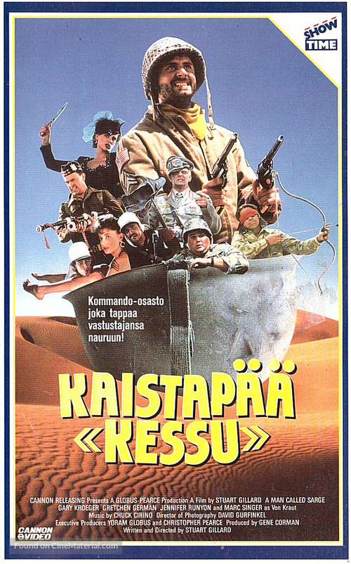 A Man Called Sarge - Finnish VHS movie cover