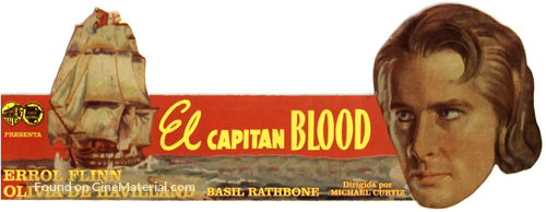 Captain Blood - Spanish Movie Poster