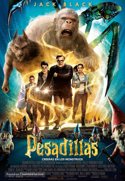 Goosebumps - Spanish Movie Poster