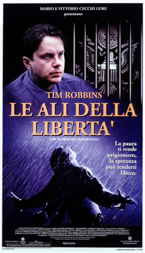 The Shawshank Redemption - Italian Theatrical movie poster