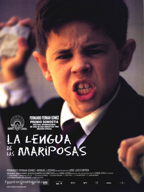 La lengua de las mariposas - Spanish Movie Poster