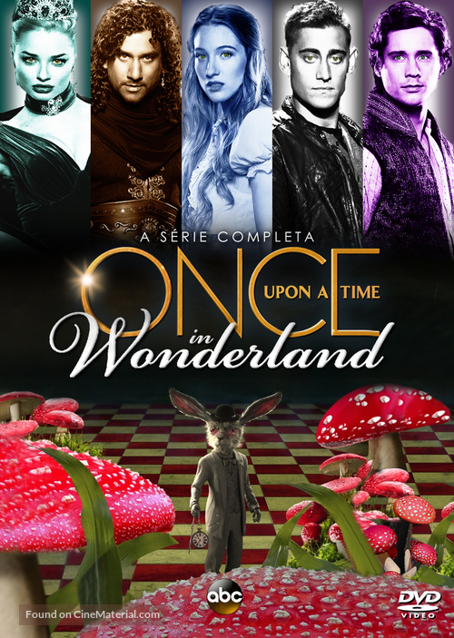 &quot;Once Upon a Time in Wonderland&quot; - Brazilian DVD movie cover