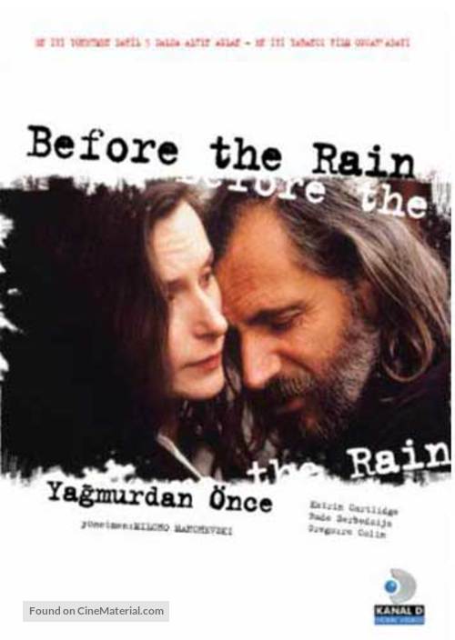 Before the Rain - Turkish Movie Poster