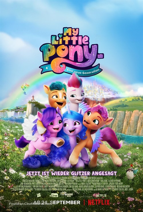 My Little Pony: A New Generation - German Movie Poster