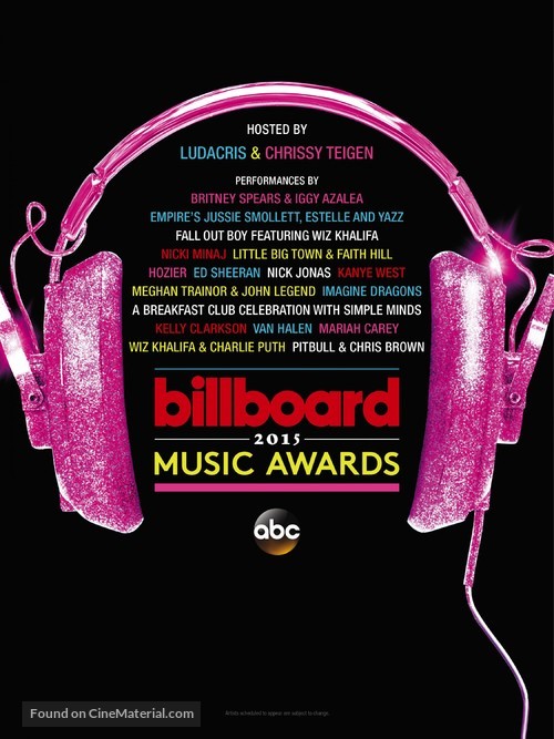 2015 Billboard Music Awards - Movie Poster