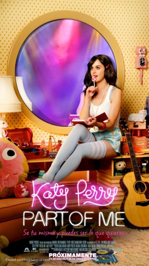 Katy Perry: Part of Me - Argentinian Movie Poster