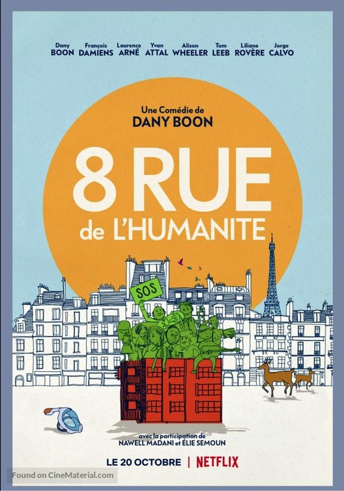 Huit Rue de l&#039;Humanite - French Movie Poster