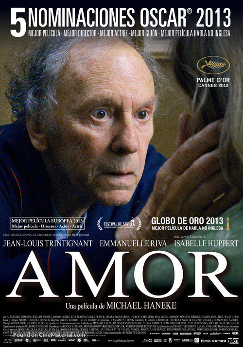 Amour - Spanish Movie Poster