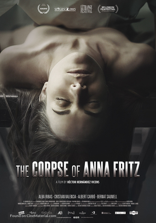 The Corpse of Anna Fritz - Spanish Movie Poster