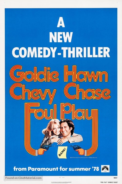 Foul Play - Advance movie poster