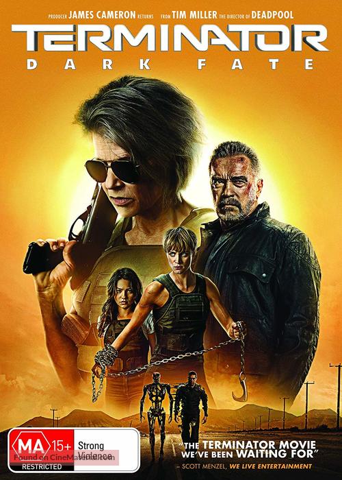 Terminator: Dark Fate - Australian DVD movie cover