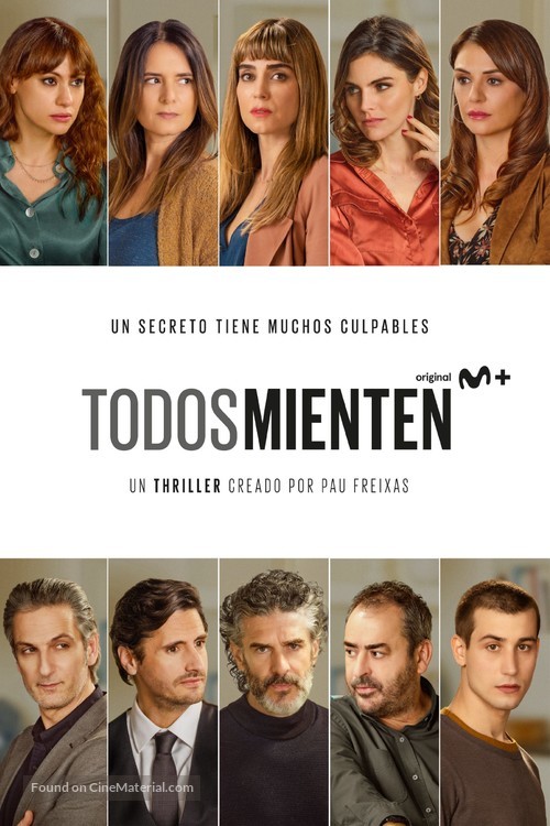 &quot;Todos mienten&quot; - Spanish Movie Poster