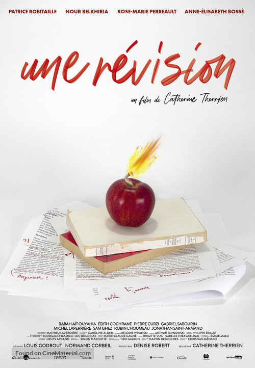 Une r&eacute;vision - Canadian Movie Poster