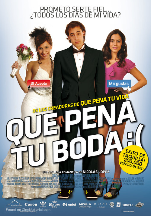 Que pena tu boda - Peruvian Movie Poster