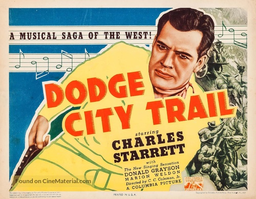 Dodge City Trail - Movie Poster