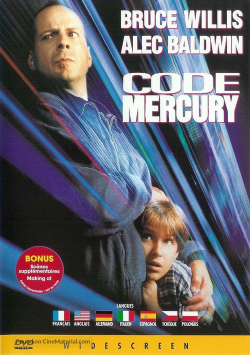Mercury Rising - French DVD movie cover