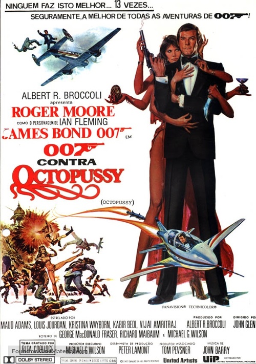 Octopussy - Brazilian Movie Poster