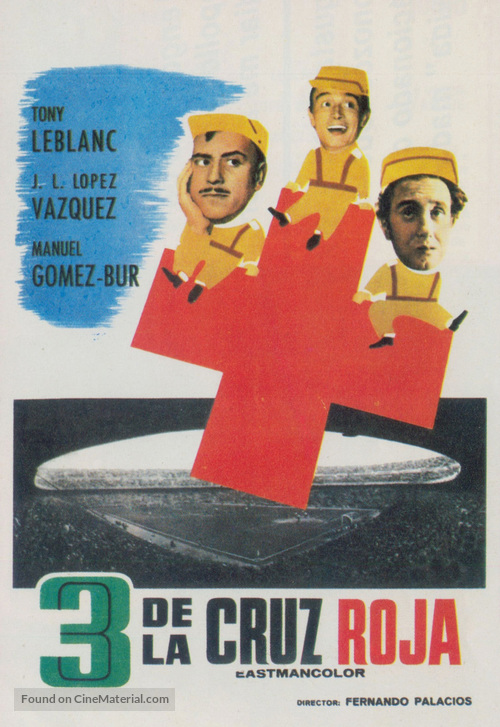 Tres de la Cruz Roja - Spanish Movie Poster