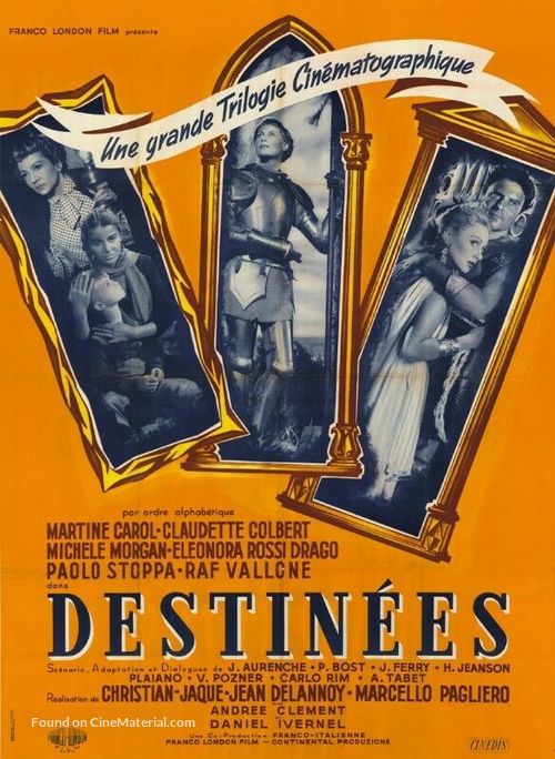 Destin&eacute;es - French Movie Poster