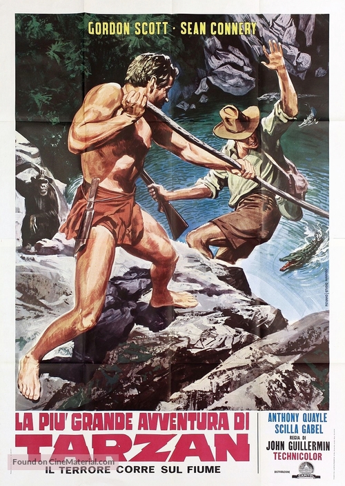 Tarzan&#039;s Greatest Adventure - Italian Movie Poster