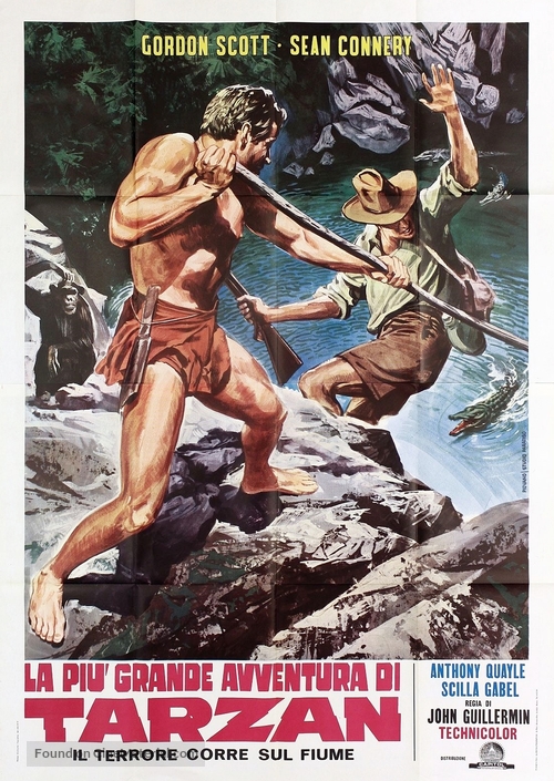 Tarzan&#039;s Greatest Adventure - Italian Movie Poster