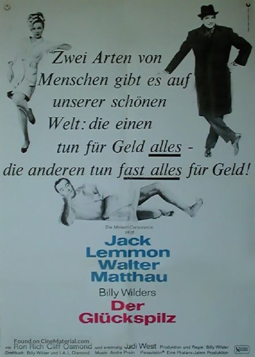 The Fortune Cookie - German Movie Poster