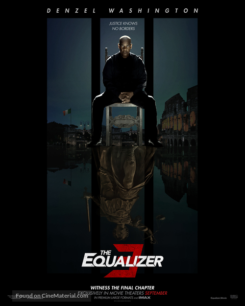 The Equalizer 3 - Movie Poster