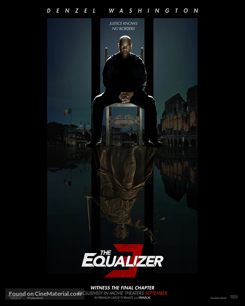 The Equalizer 3 - Movie Poster