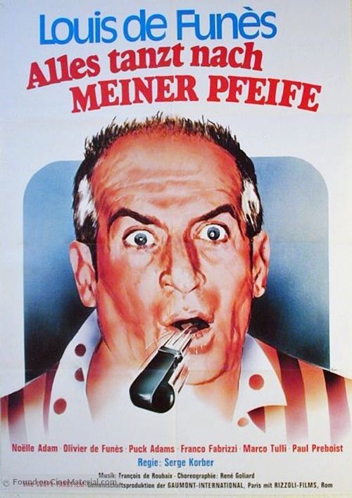 L&#039;homme orchestre - German Movie Poster