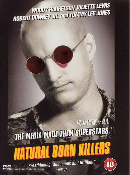 Natural Born Killers - British DVD movie cover