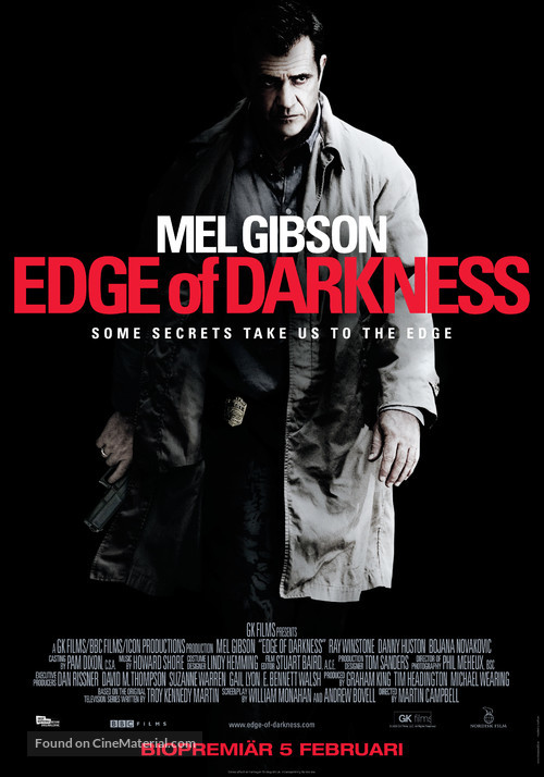 Edge of Darkness - Swedish Movie Poster