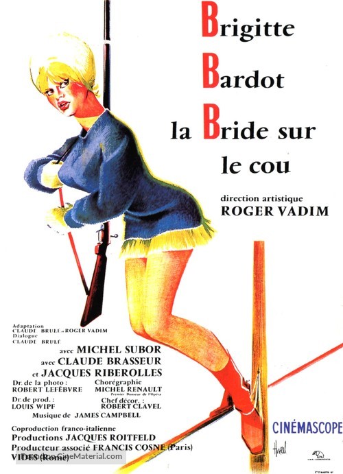 La bride sur le cou - French Movie Poster