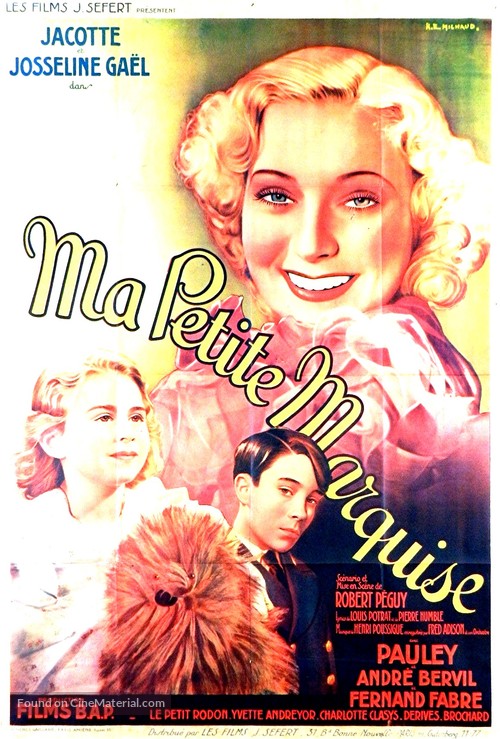 Ma petite marquise - French Movie Poster