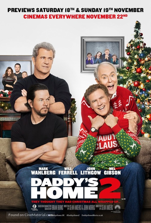 Daddy&#039;s Home 2 - British Movie Poster
